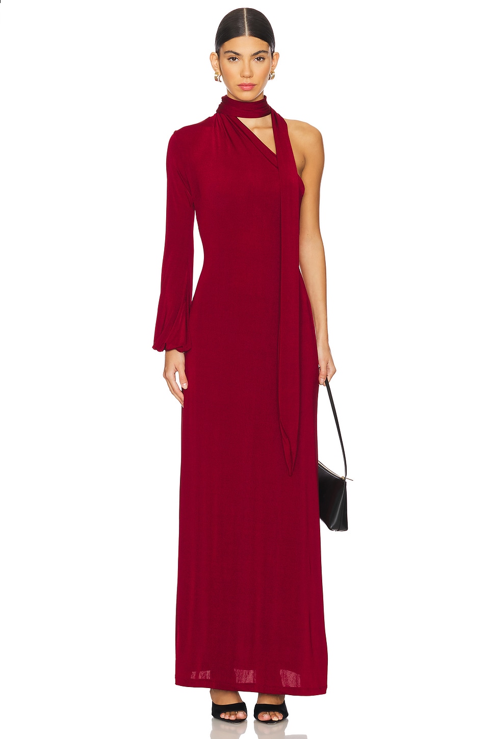 Leslie Amon Scarf Maxi Dress