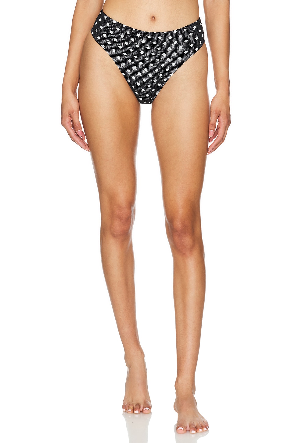 Leslie Amon High Waist Bikini Bottom