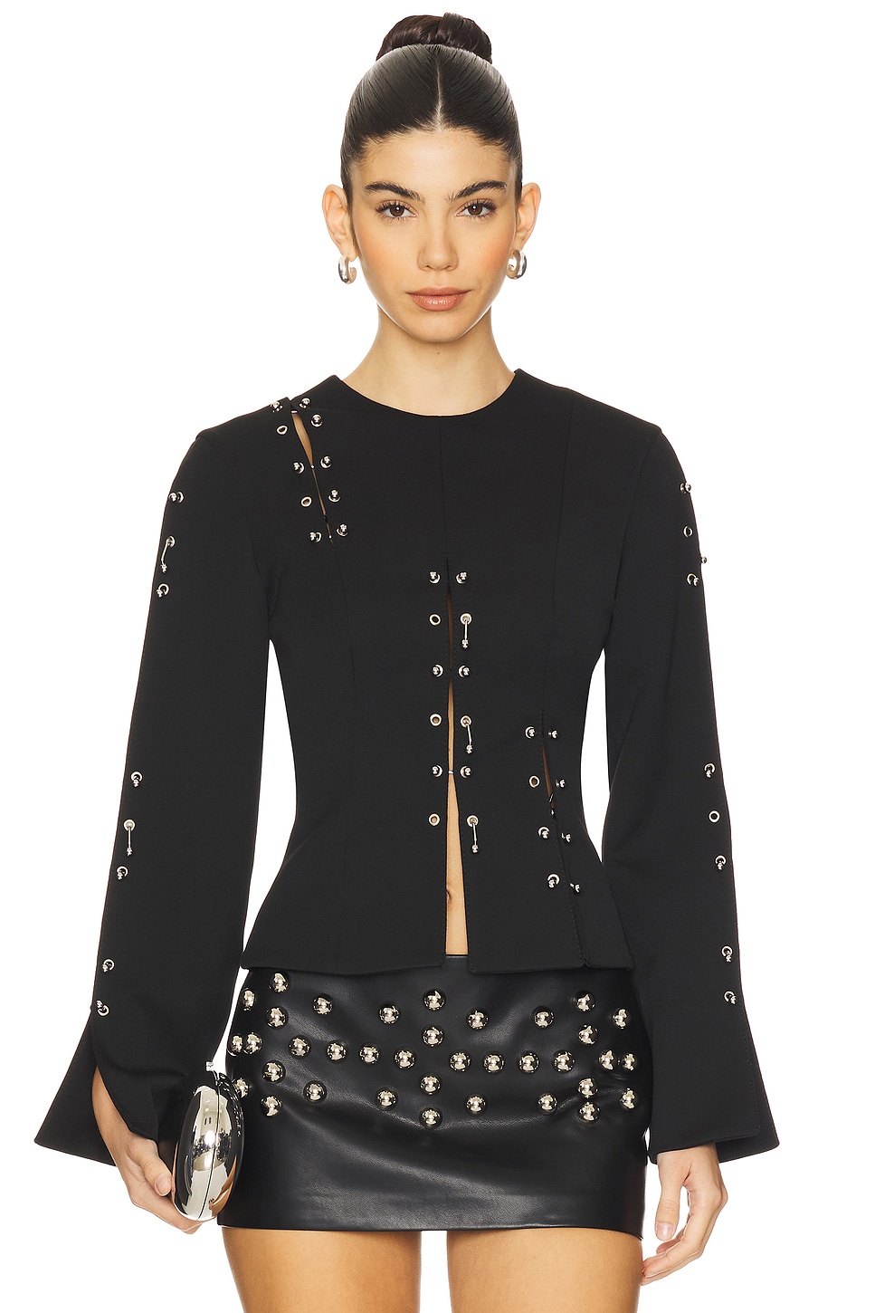 LADO BOKUCHAVA Pierced Armour Blouse