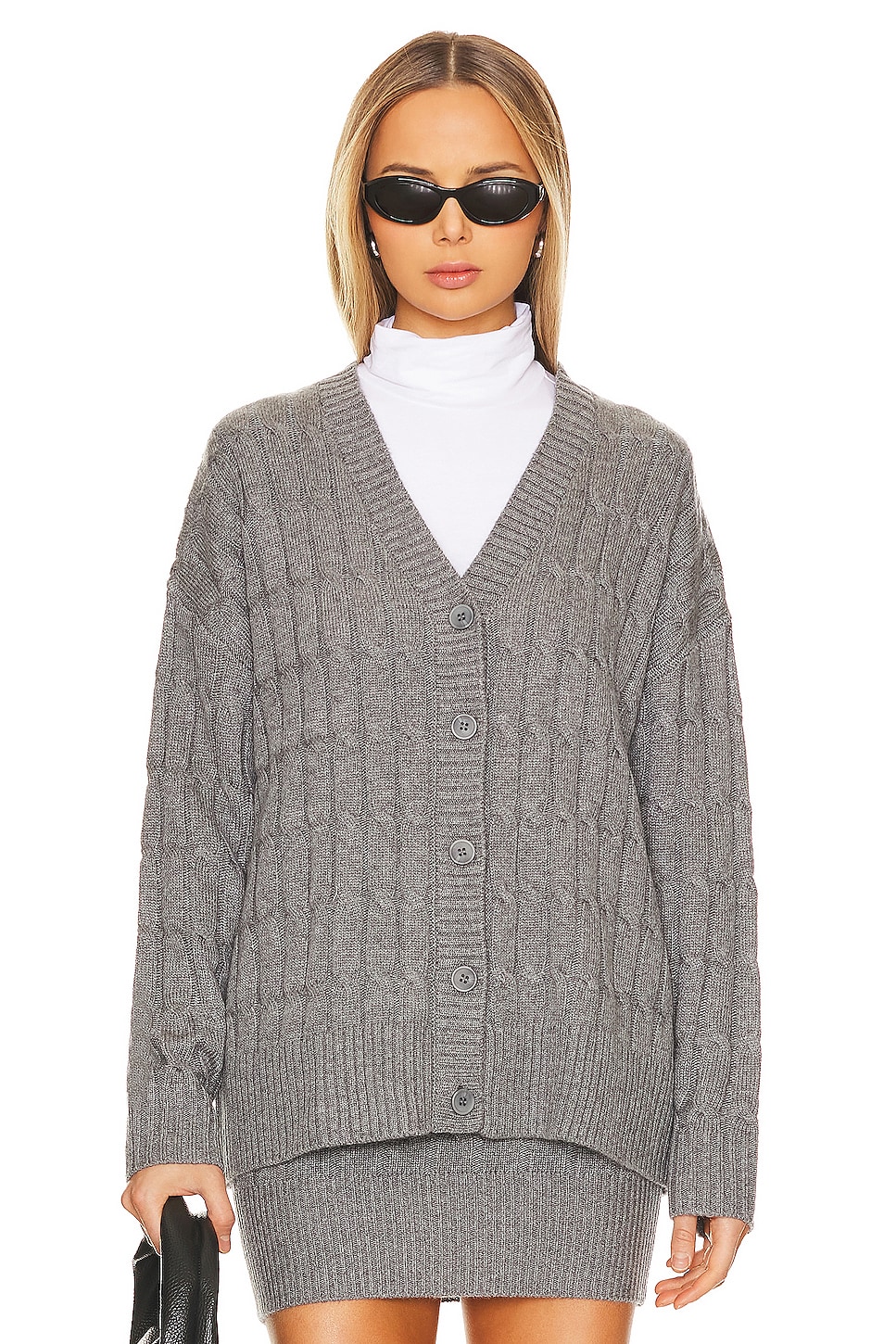 L'Academie Daiva Cable Cardigan