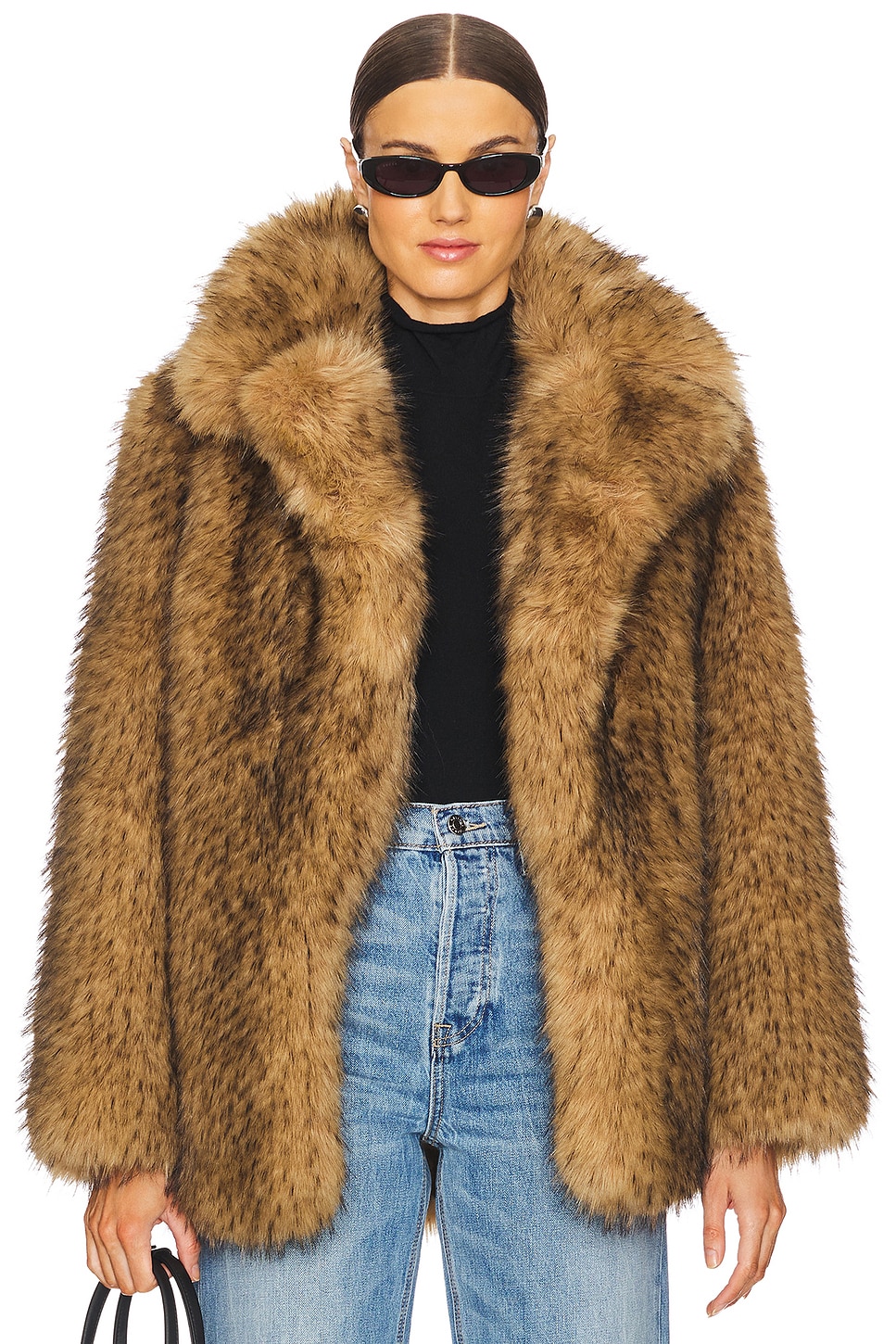 L'Academie by Marianna Gamine Faux Fur Jacket