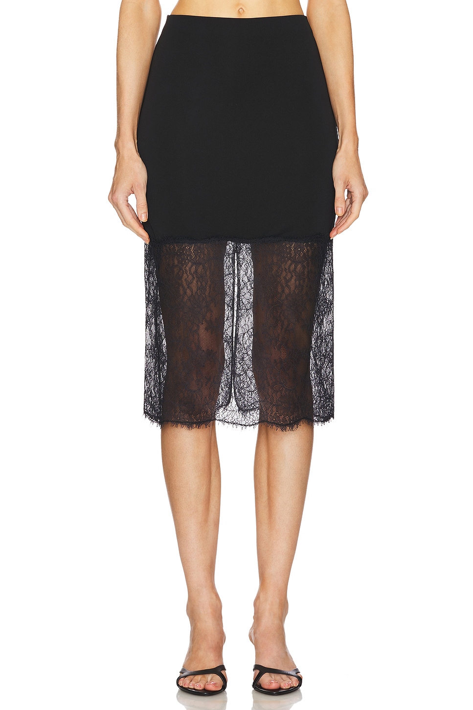 L'Academie by Marianna Belmore Midi Skirt