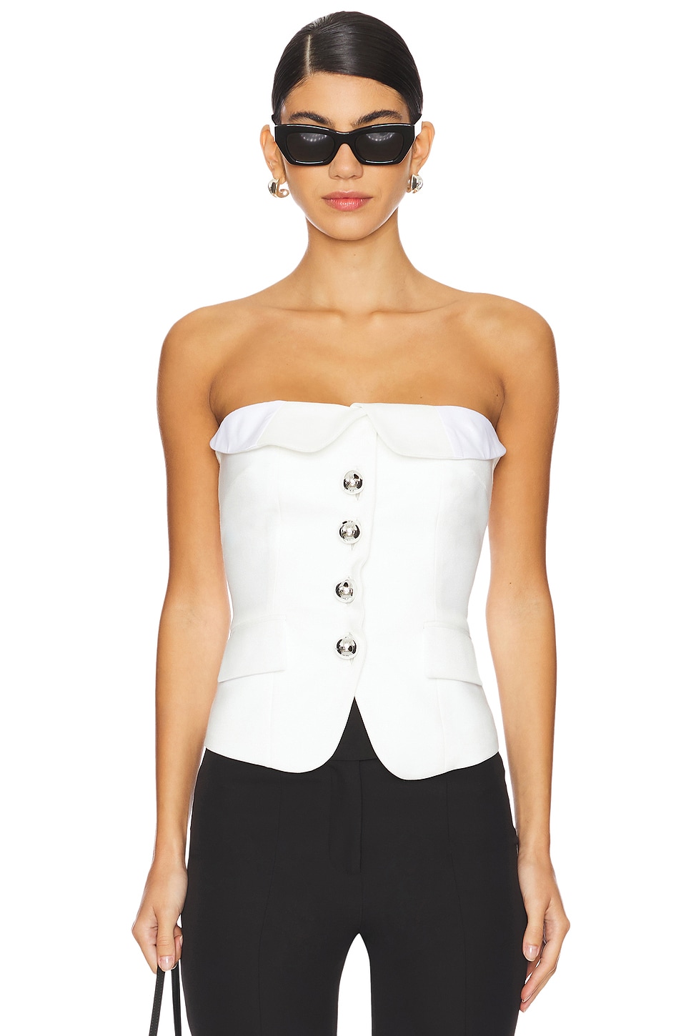 LEJE Tailored Bustier Top