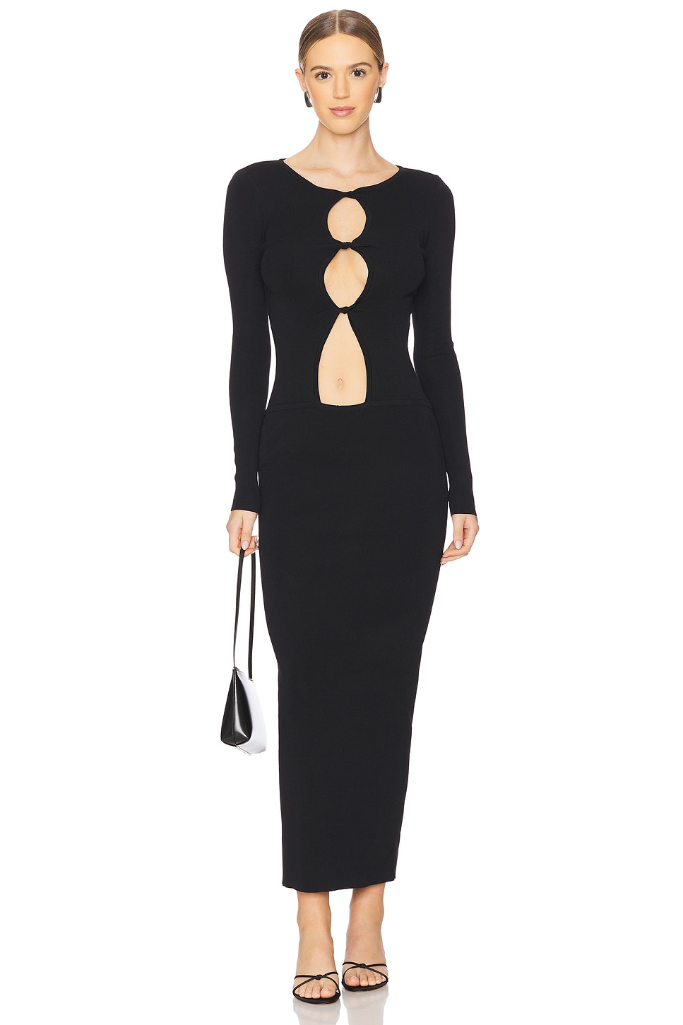 LIONESS Homecoming Long Sleeve Maxi Dress