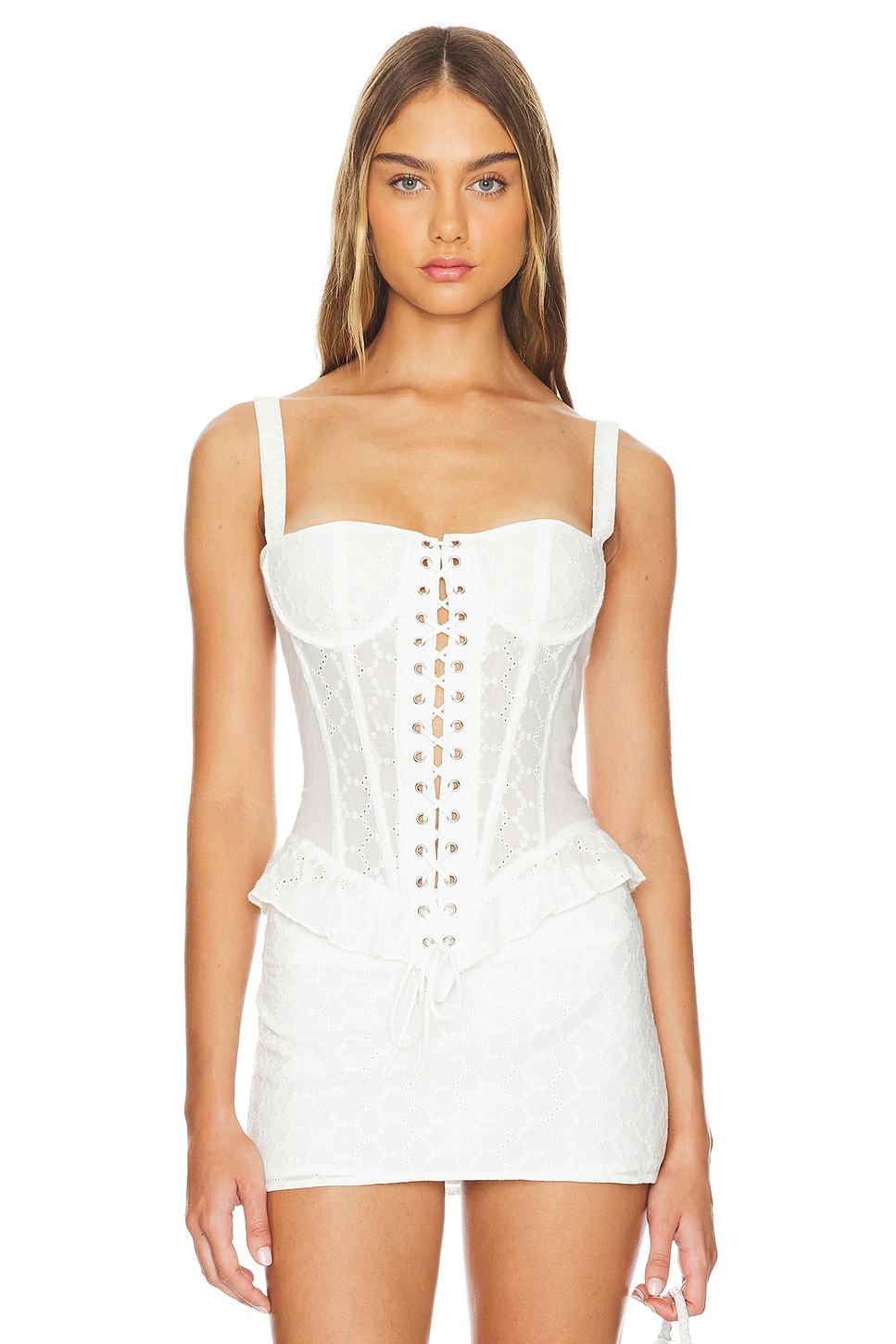 LIONESS Prophecy Tie Up Corset