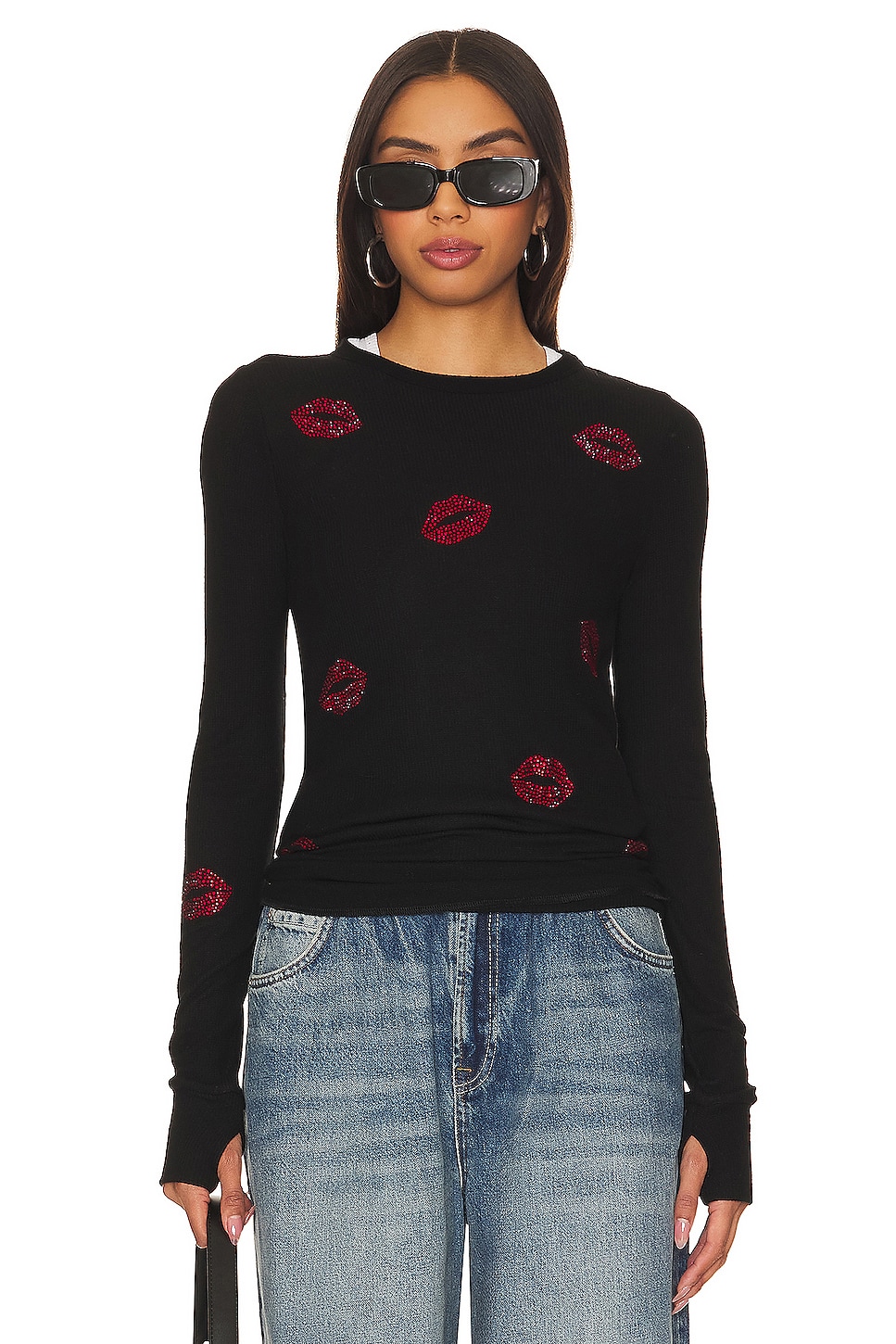 Lauren Moshi Mckinley Thermal Tee