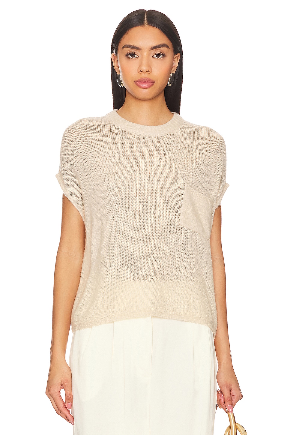 LNA Loma Semi Sheer Sweater