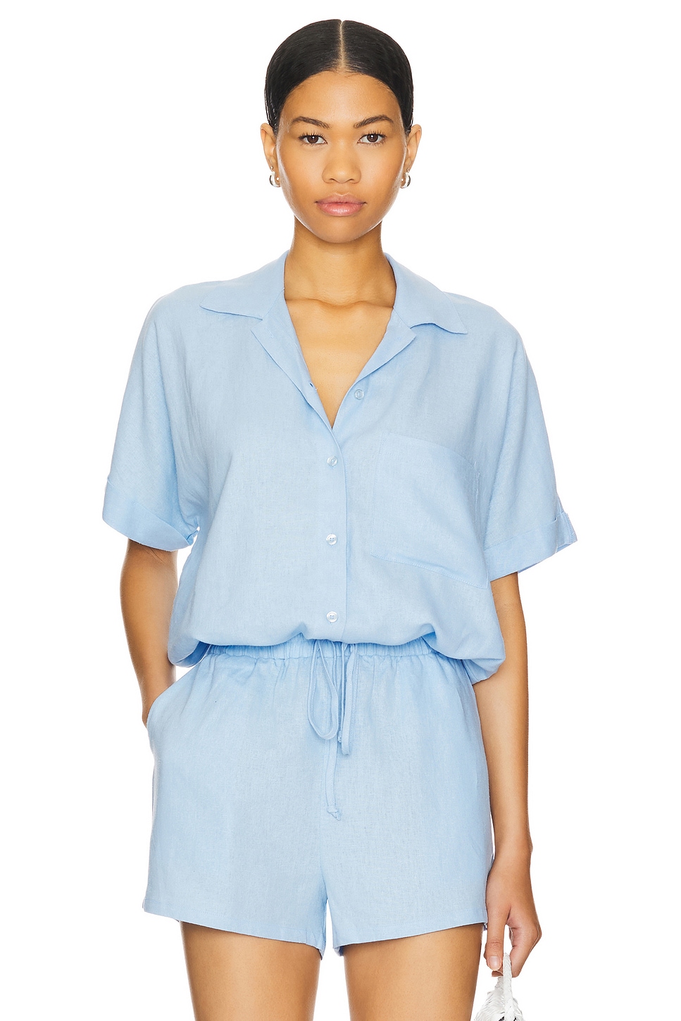 LNA Alpine Linen Button Up