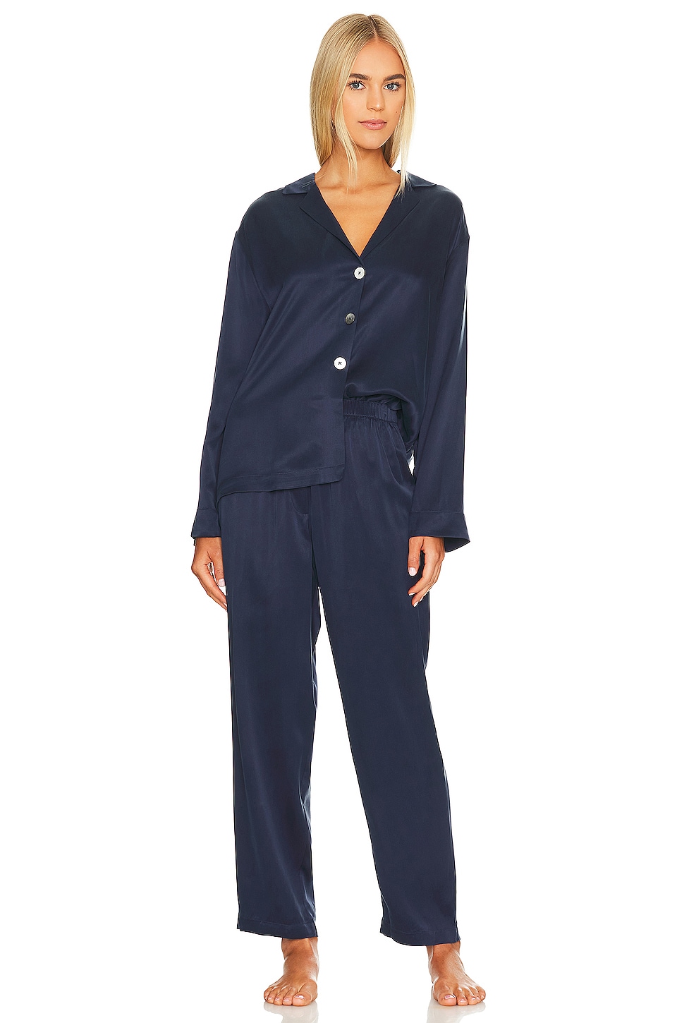 LUNYA Washable Silk Long Sleeve Pant Set