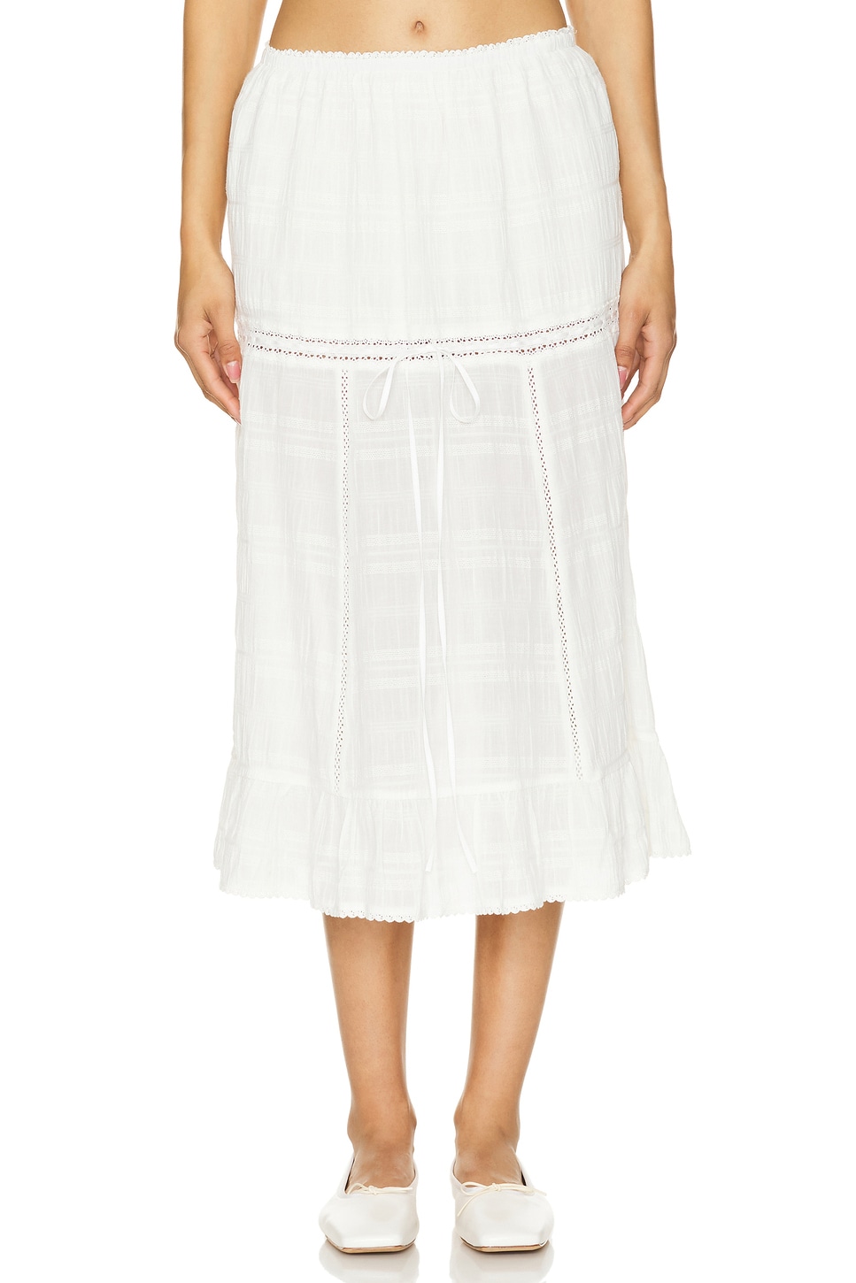 LOBA Valeria Midi Skirt