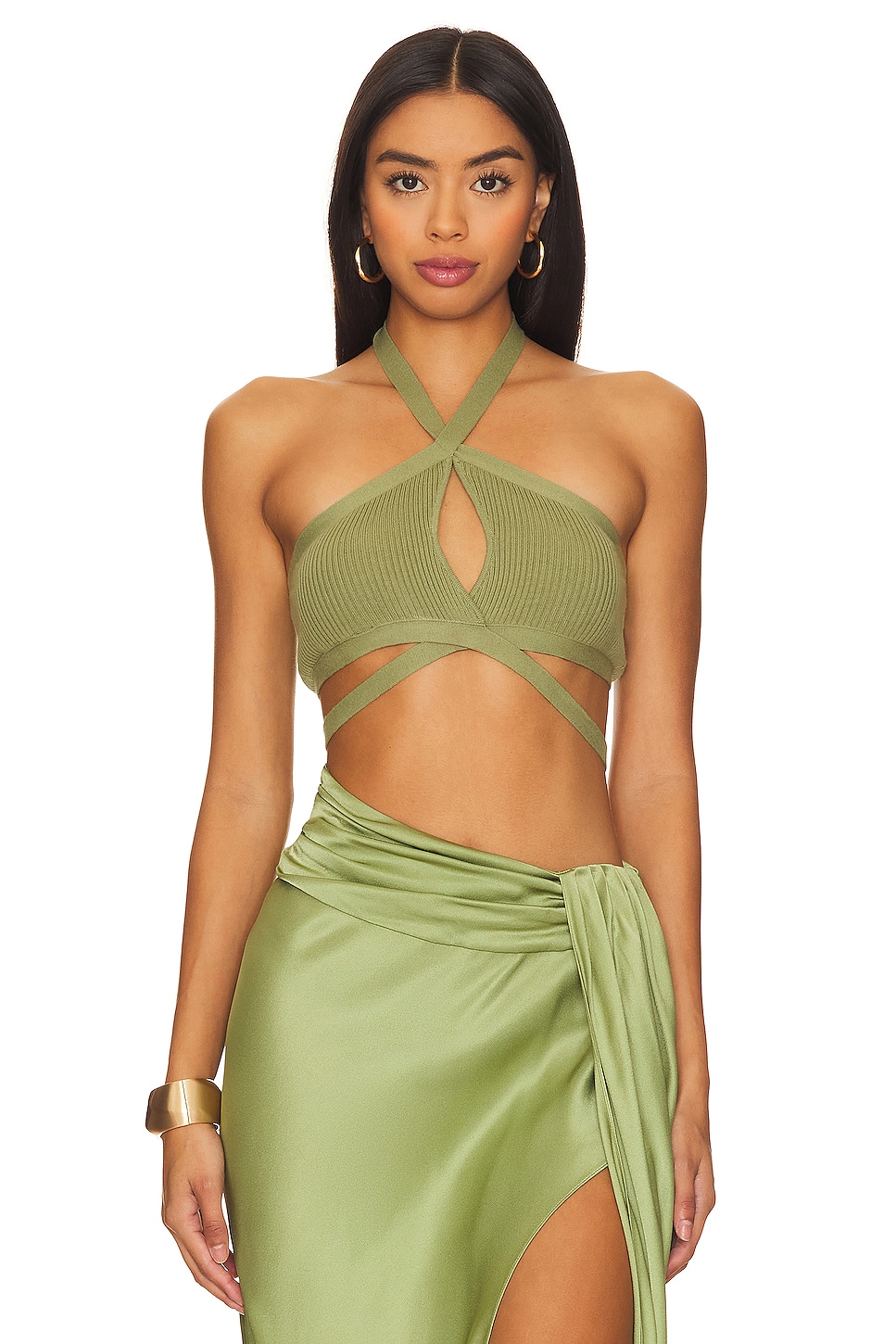 Lapointe Wool Halter Top