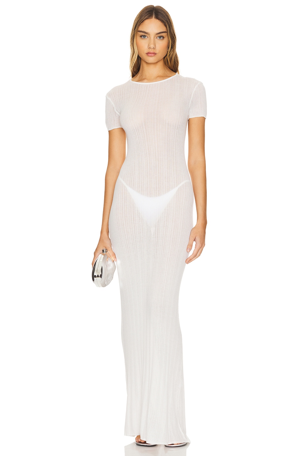 Lovers and Friends Aprile Sheer Maxi Dress