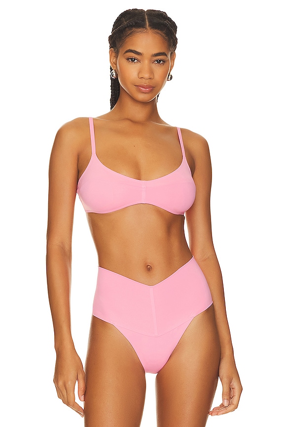 LSPACE Seam-free Fused Alec Bikini Top