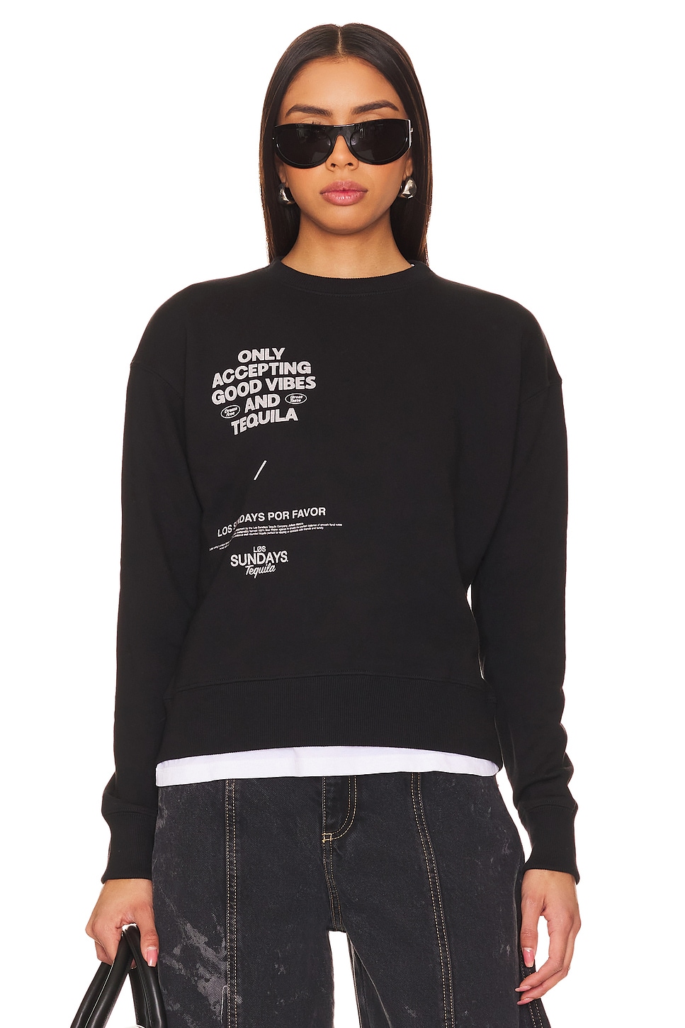 Los Sundays The Drama Free Crewneck