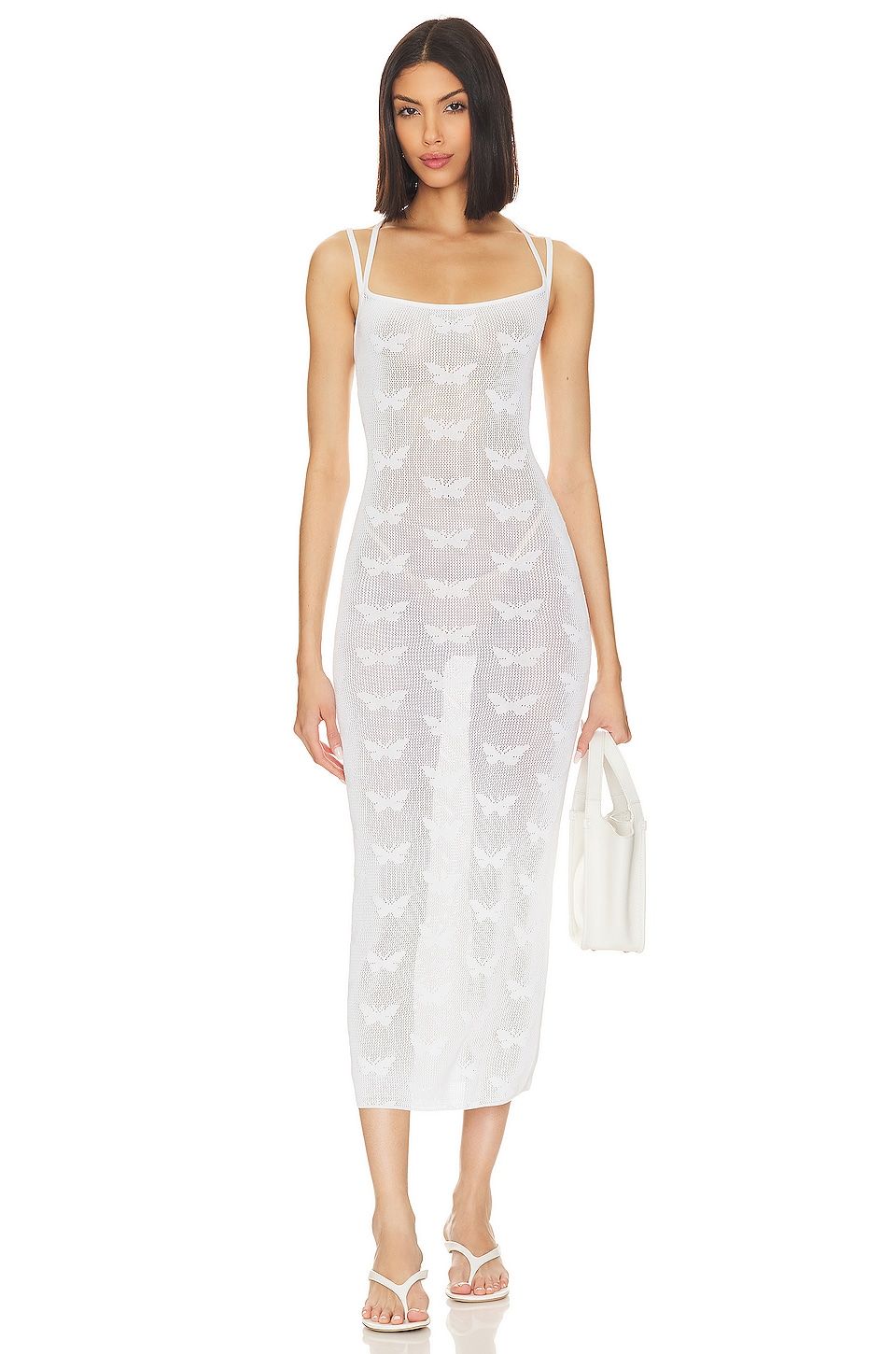 MAJORELLE Elazer Butterfly Midi Dress