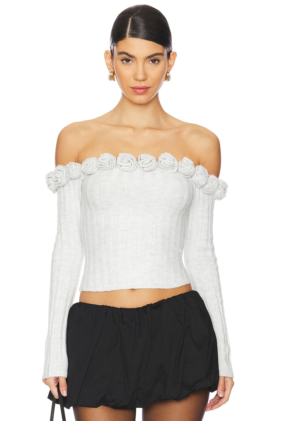 MAJORELLE Jalin Rosette Sweater