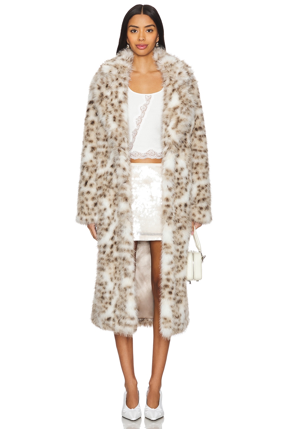 MAJORELLE x Emma Rose Lola Faux Fur Coat