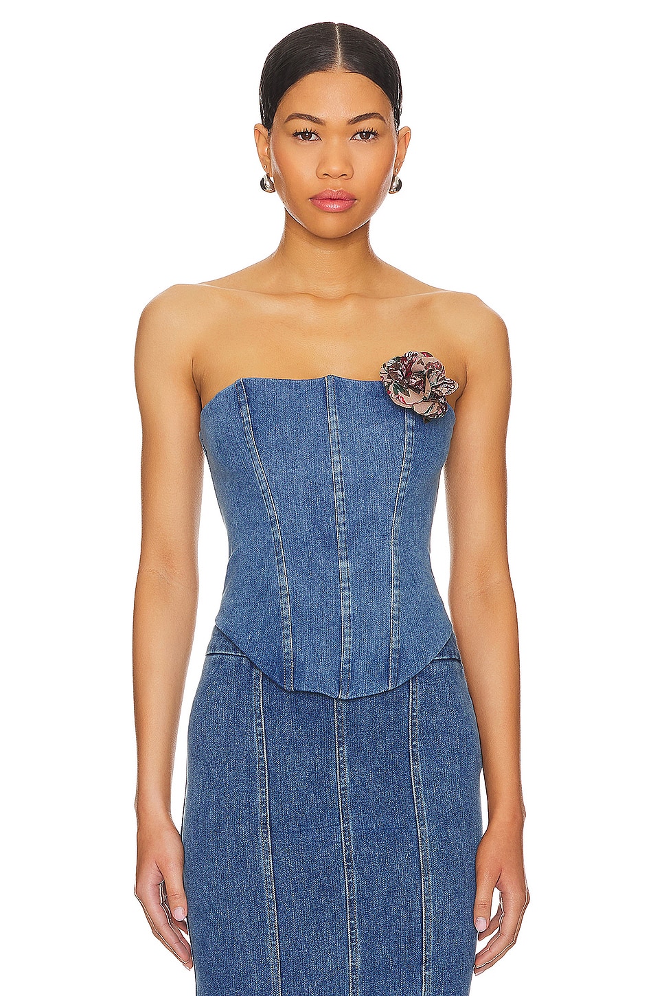 MAJORELLE Luda Bustier Top