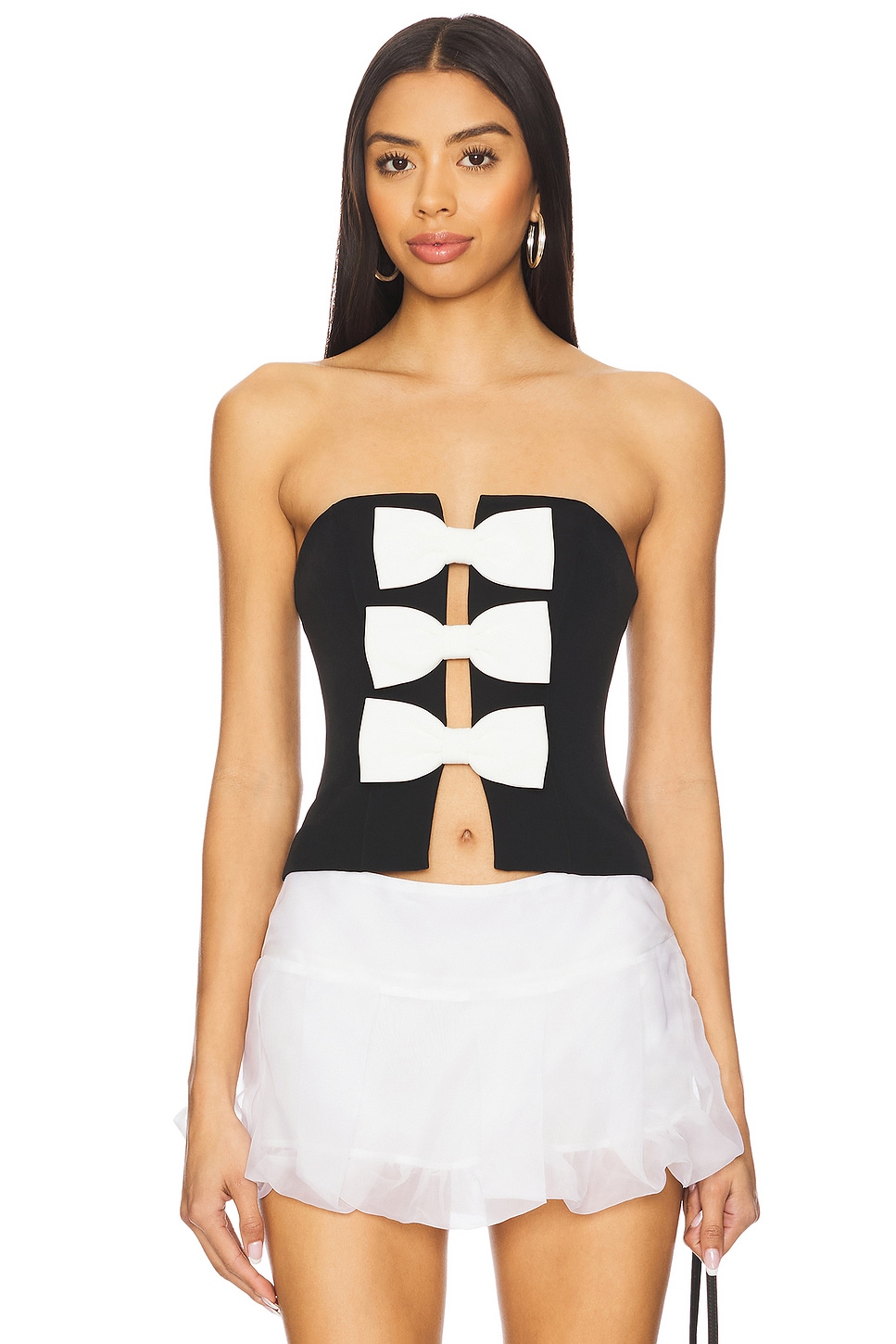 MAJORELLE Kora Bustier Top