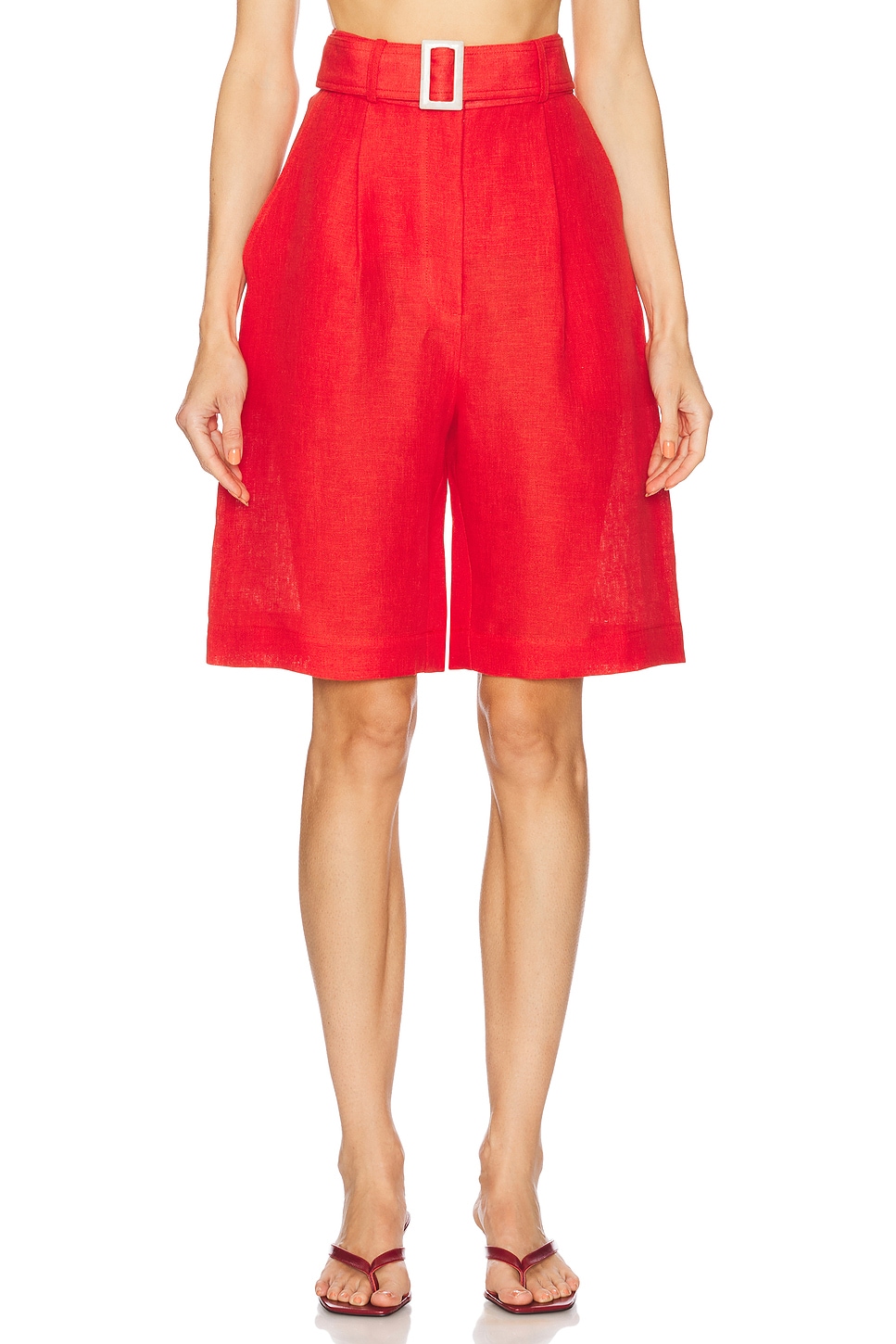 MATTHEW BRUCH Pleated Bermuda Short