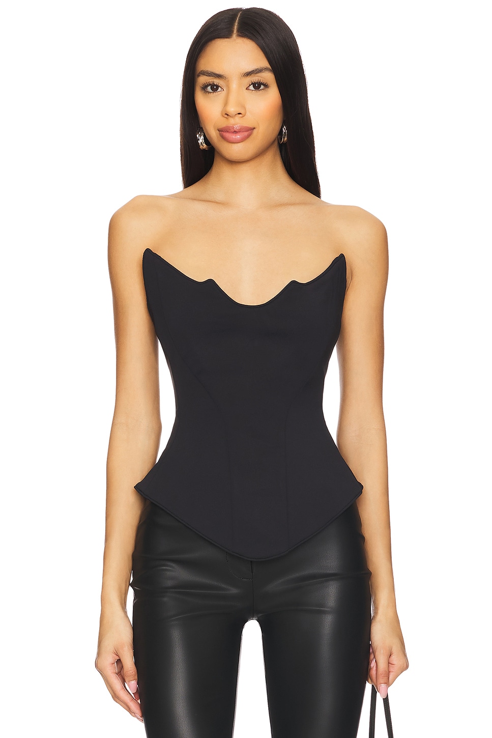 Mother of All April Zipper Corset Top