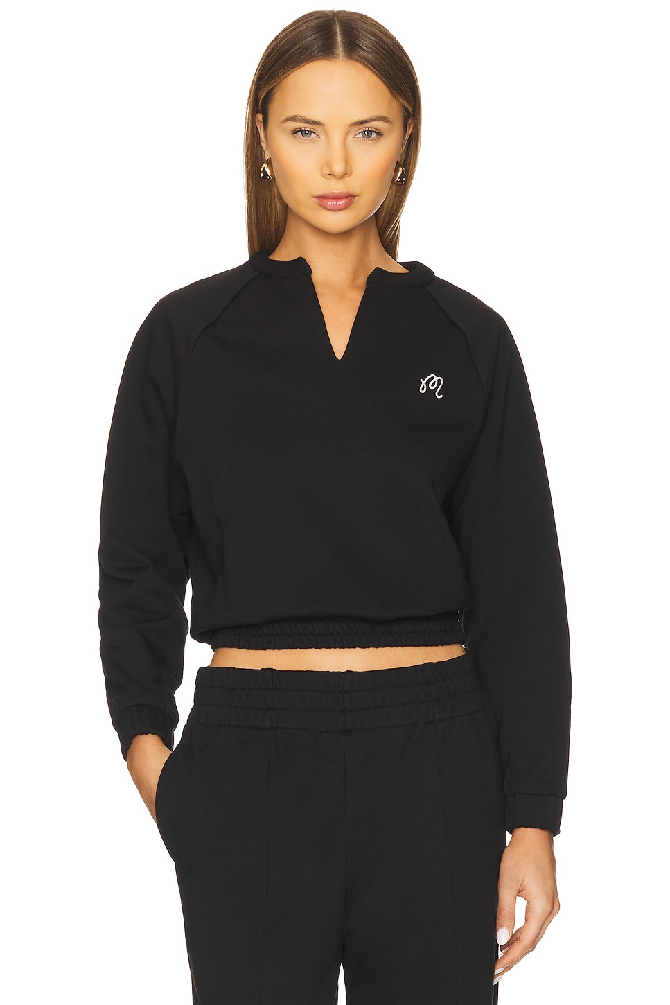 Malbon Golf Gianna Raglan Pullover Sweatshirt