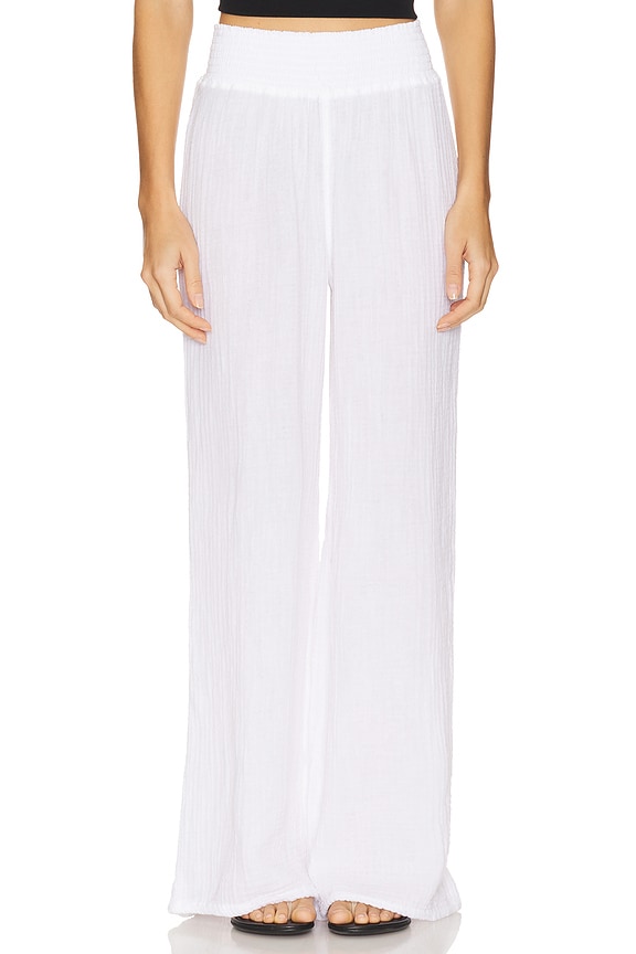 Michael Stars Susie Smocked Waist Pant