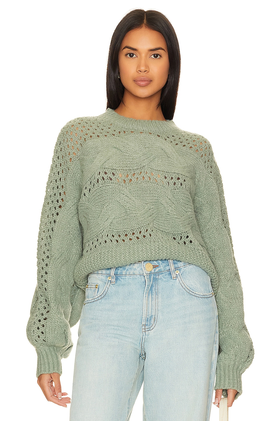 MINKPINK Kaine Cable Sweater