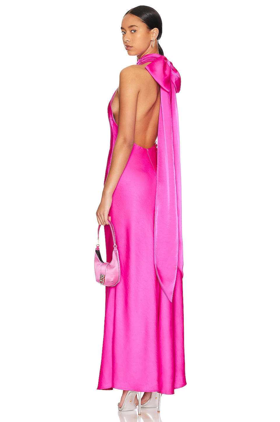 MISHA Evianna Satin Gown