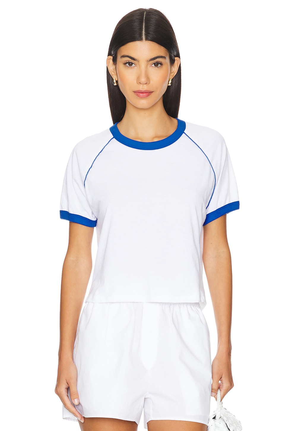 Michael Lauren Tristan Crop Raglan Tee