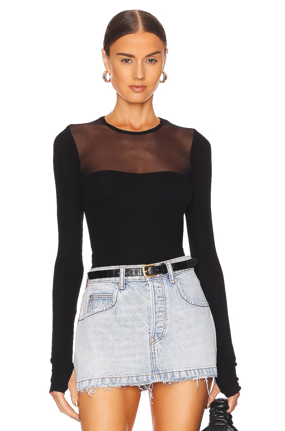 Michael Lauren Oslo Mesh Top