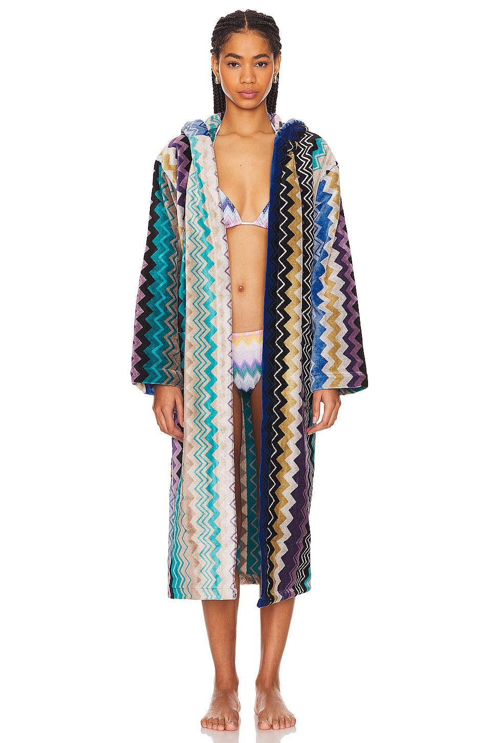 Missoni Home Giacomo Hooded Bathrobe