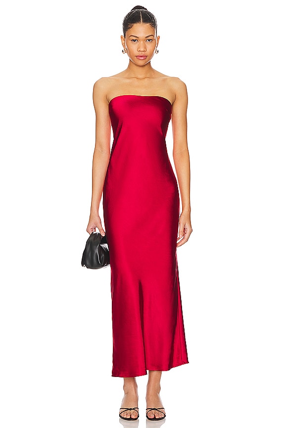 MORE TO COME Emma Strapless Maxi Dress