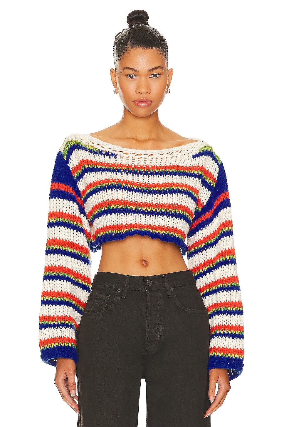 MORE TO COME Stefanie Crop Sweater