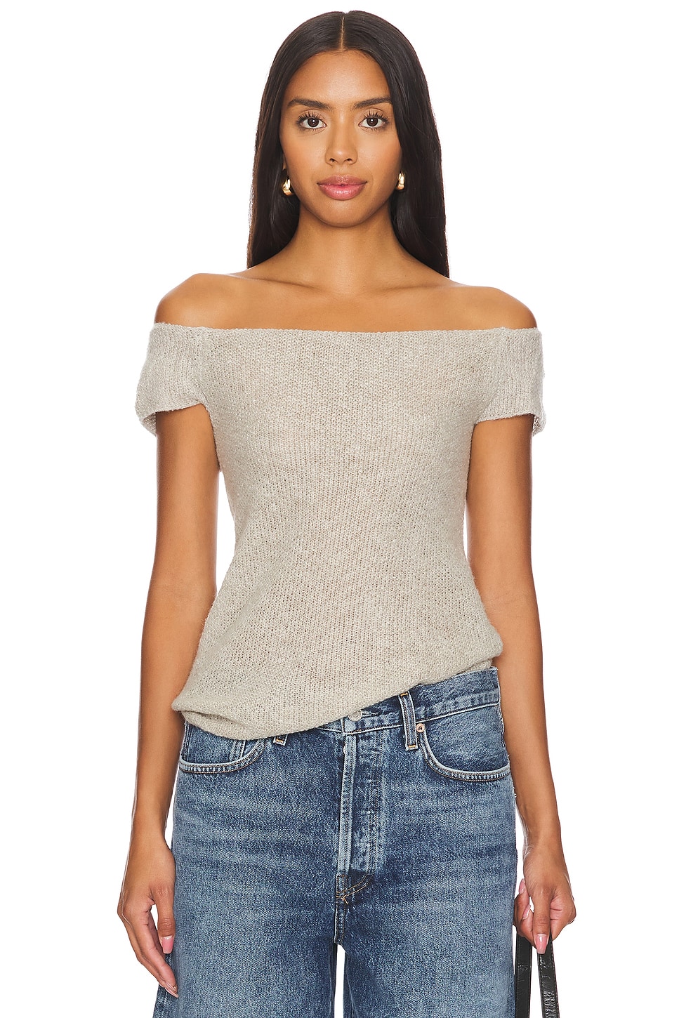 MORE TO COME Malia Open Back Knit Top