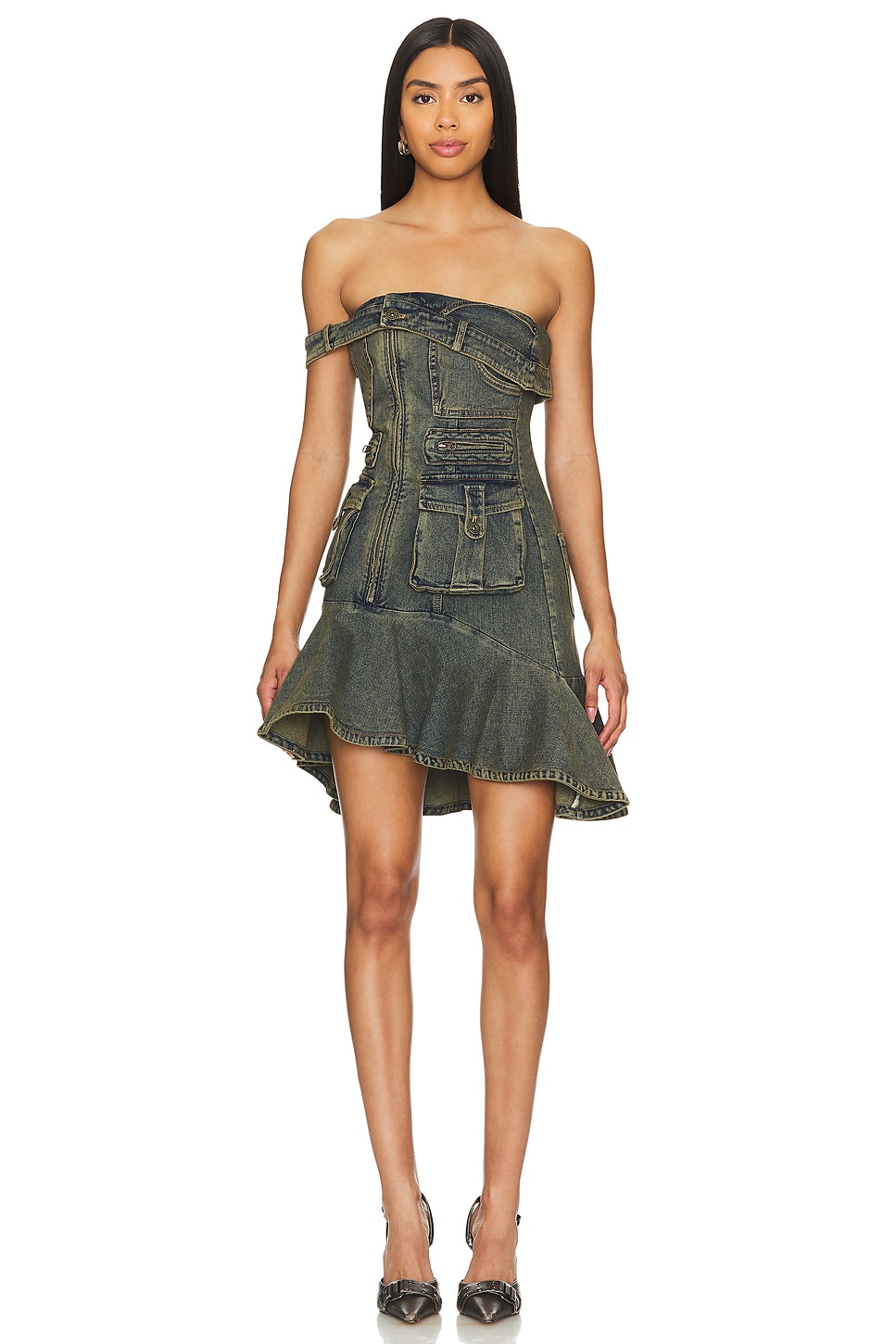 MARRKNULL Cargo Mini Dress