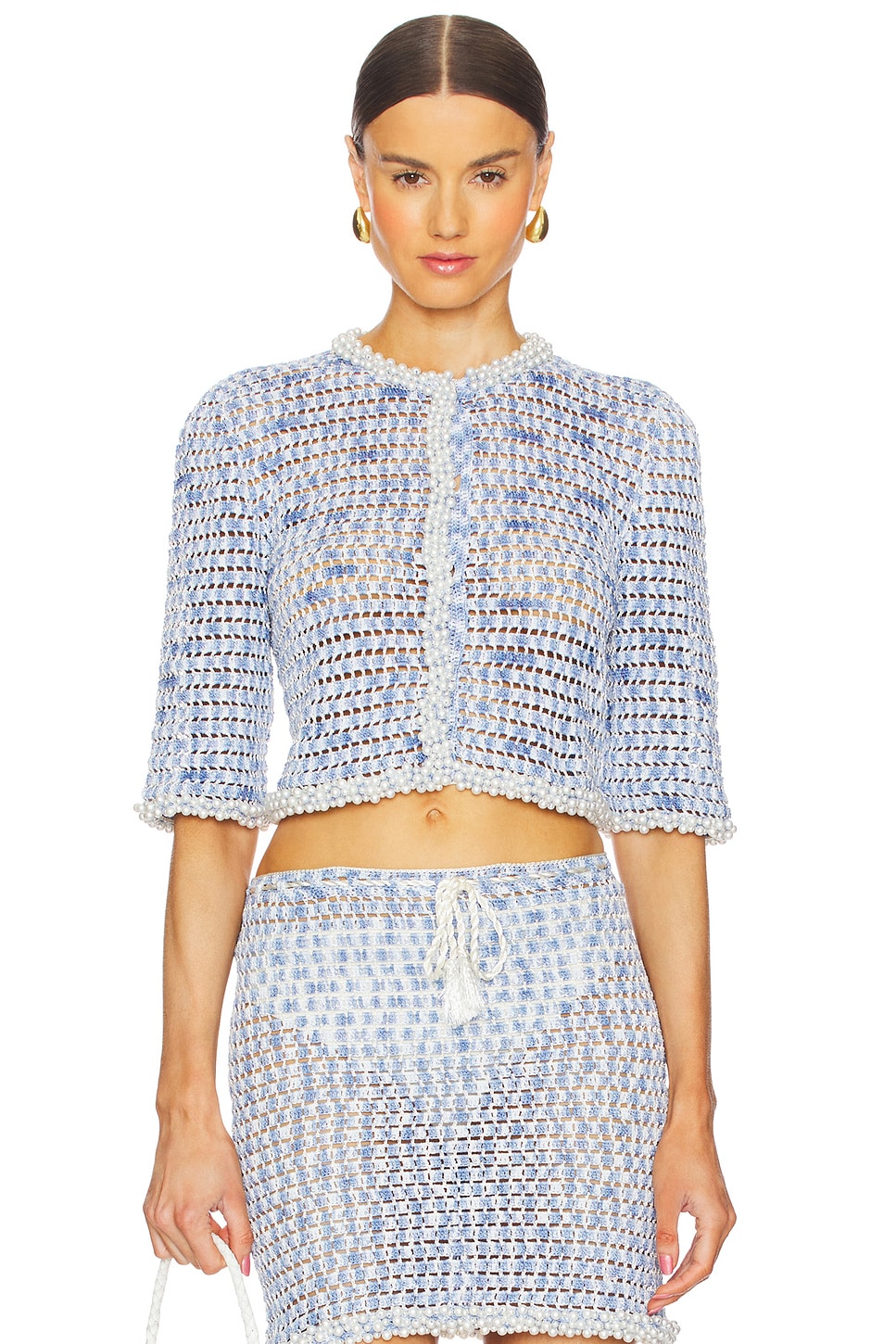 My Beachy Side Galia Crop Sweater