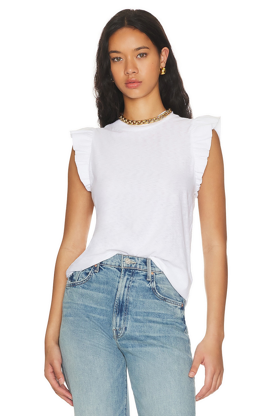 Nation LTD Paulette Ruffle Tank