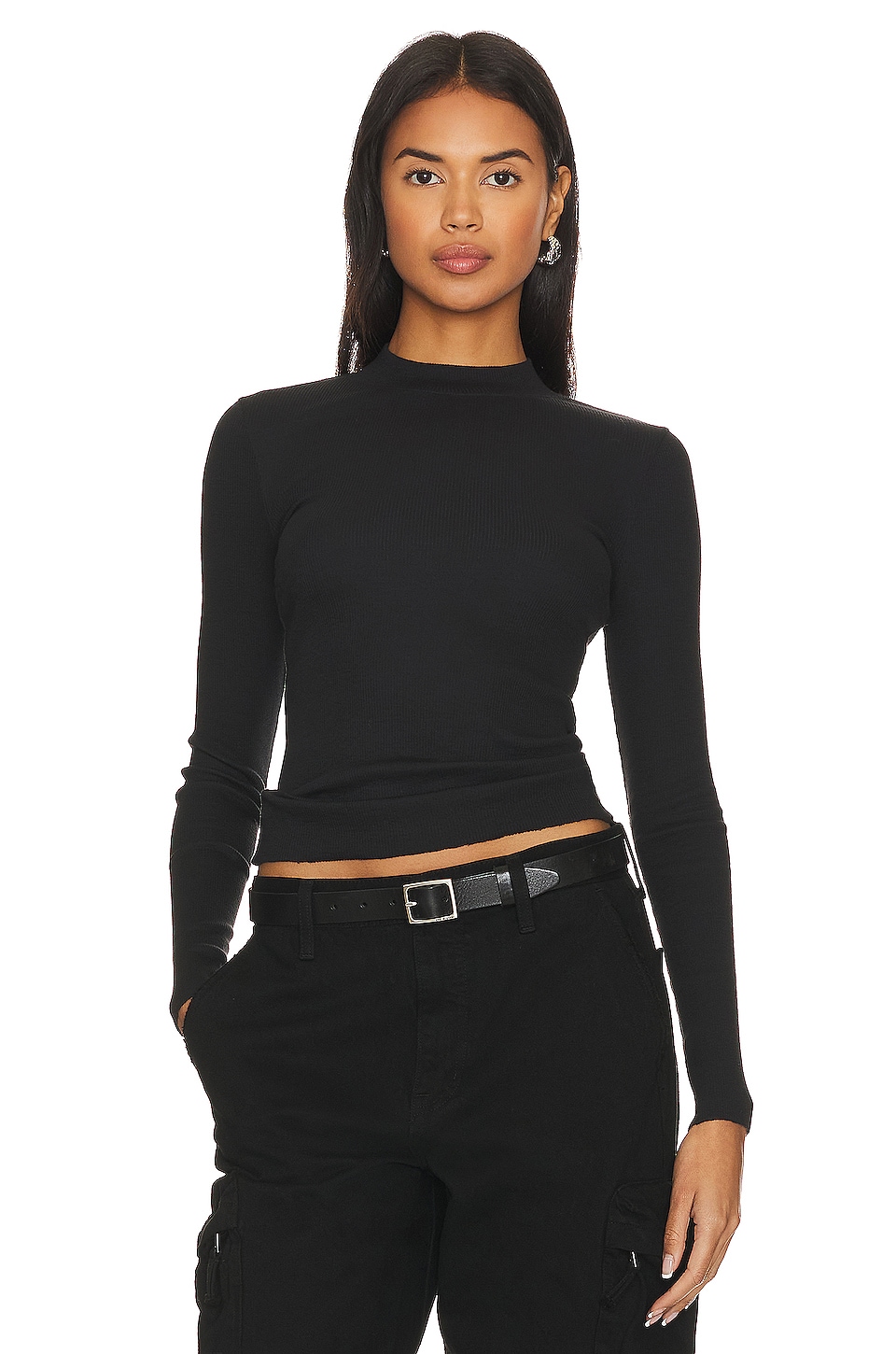 Nation LTD Gina Slim Mock Neck