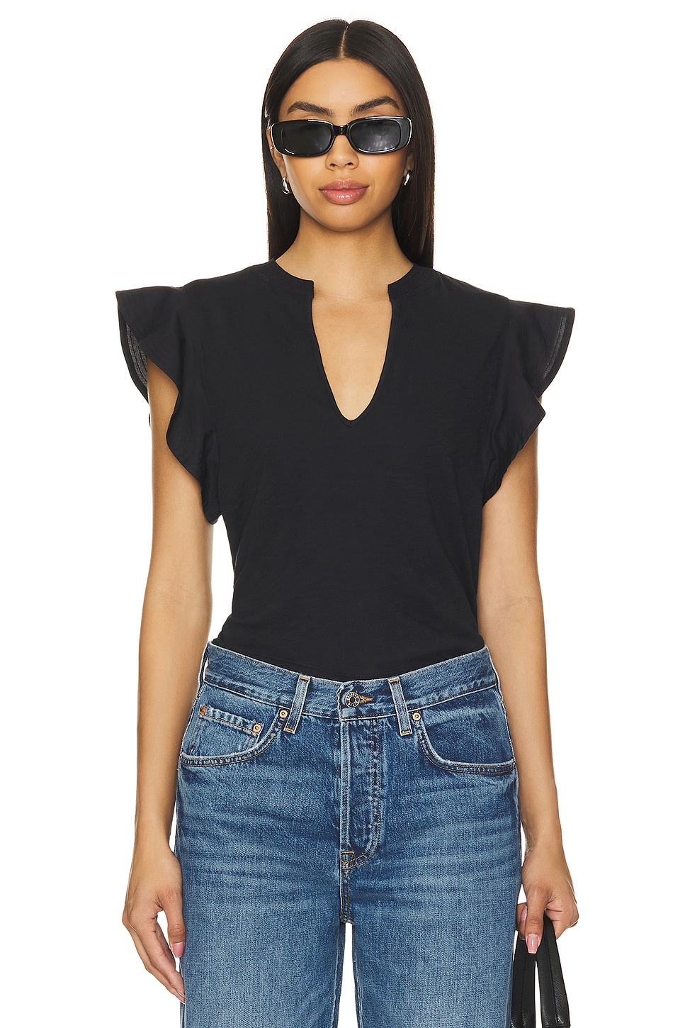 Nation LTD Constance V-neck Top