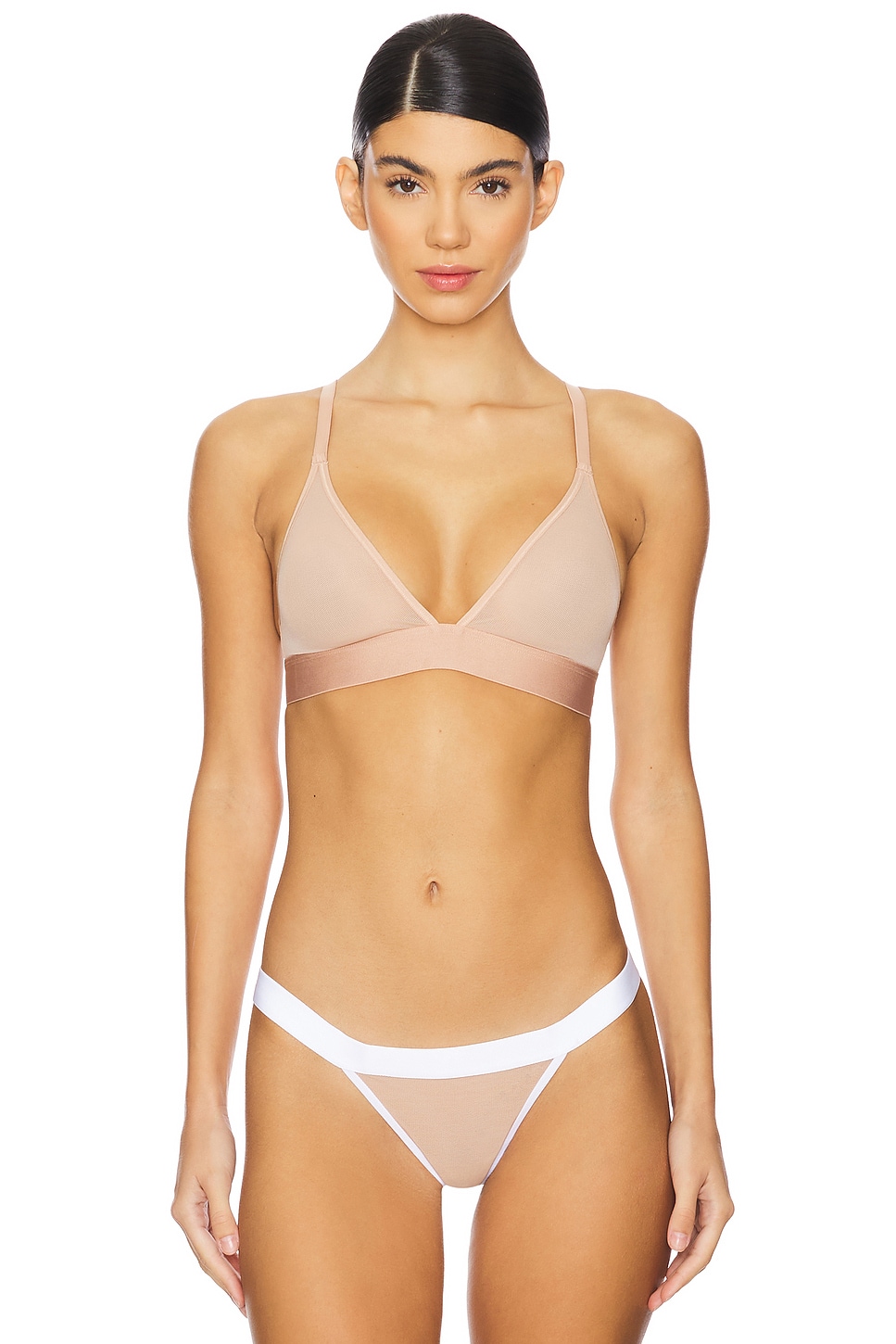 Negative Underwear Sieve Triangle Bra