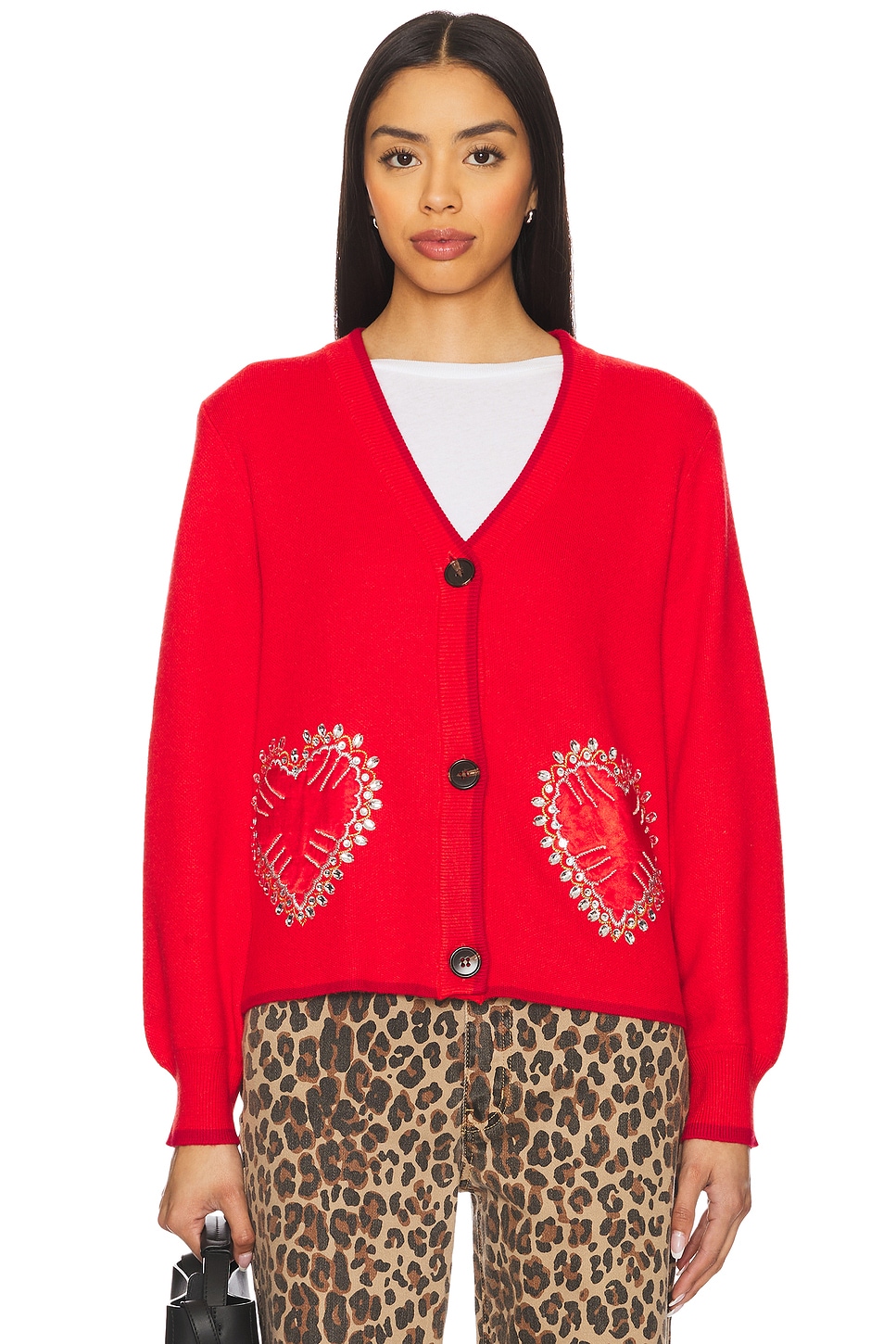 Never Fully Dressed Red Heart Cardi