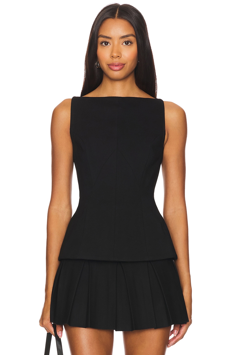 NICHOLAS Simmy Panelled Long Bodice Top