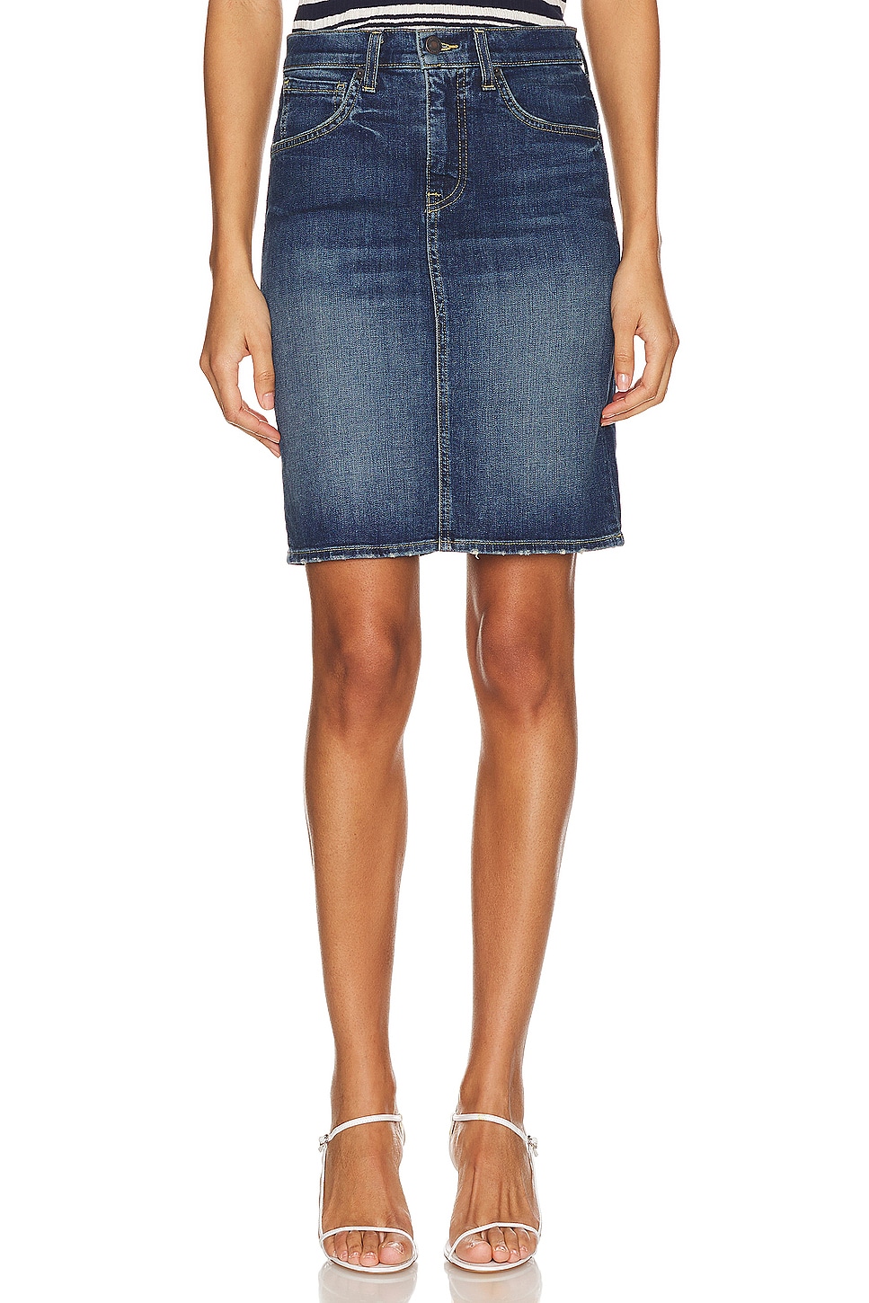 NILI LOTAN Micah Denim Skirt