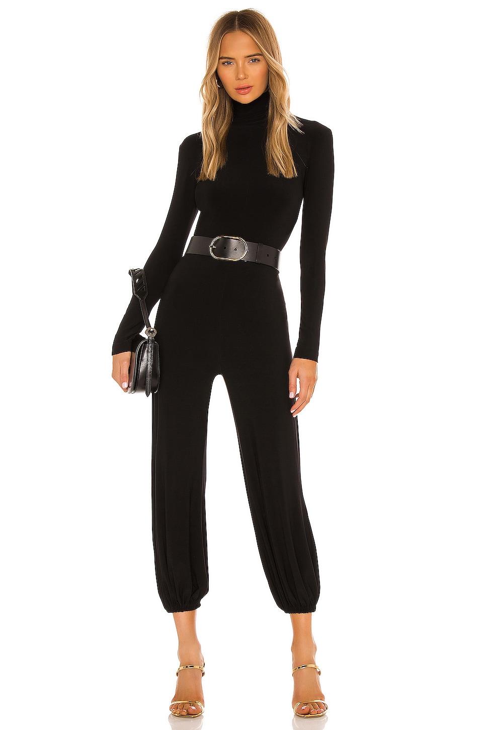 Norma Kamali Turtleneck Jog Jumpsuit