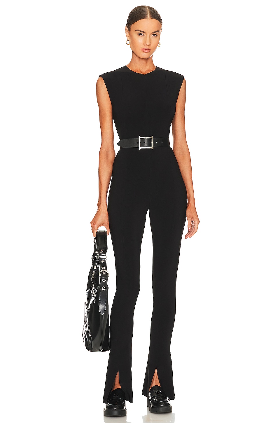 Norma Kamali Sleeveless Spat Legging Catsuit