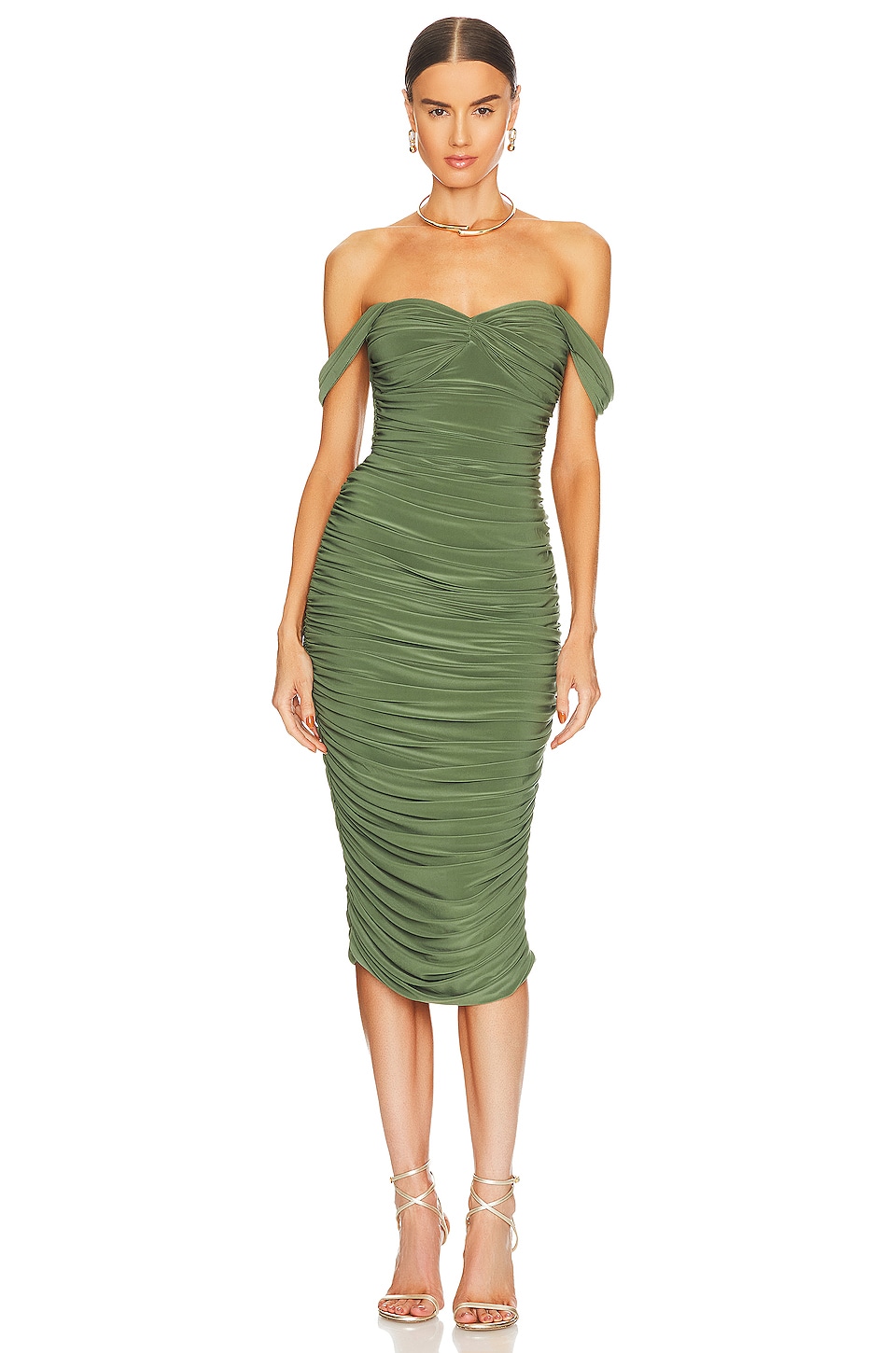 Norma Kamali Walter Midi Dress