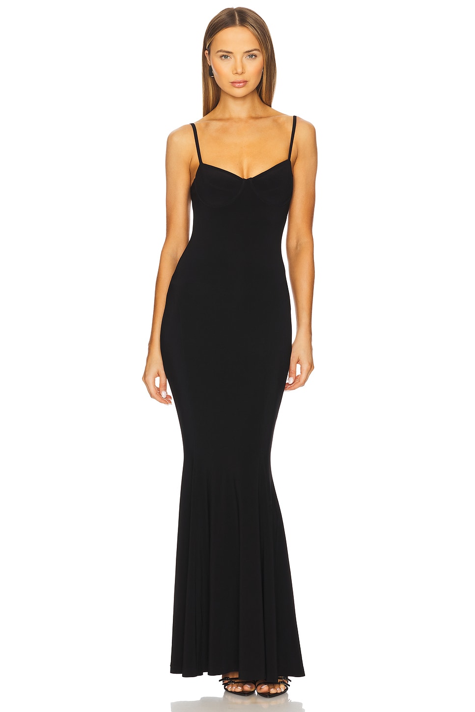 Norma Kamali Underwire Fishtail Gown