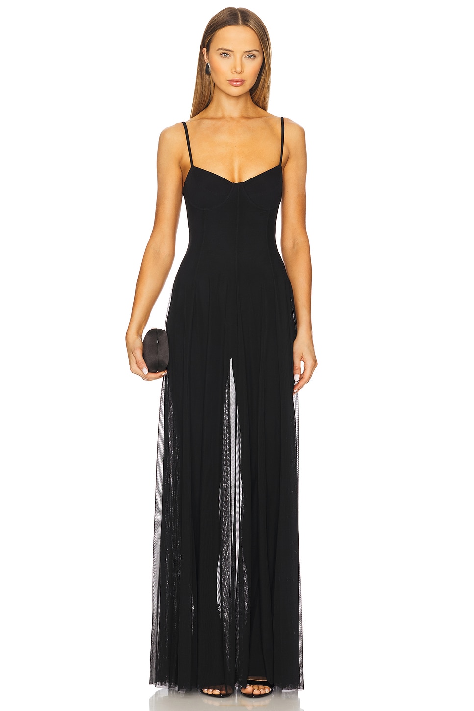 Norma Kamali Underwire Gown With Catsuit