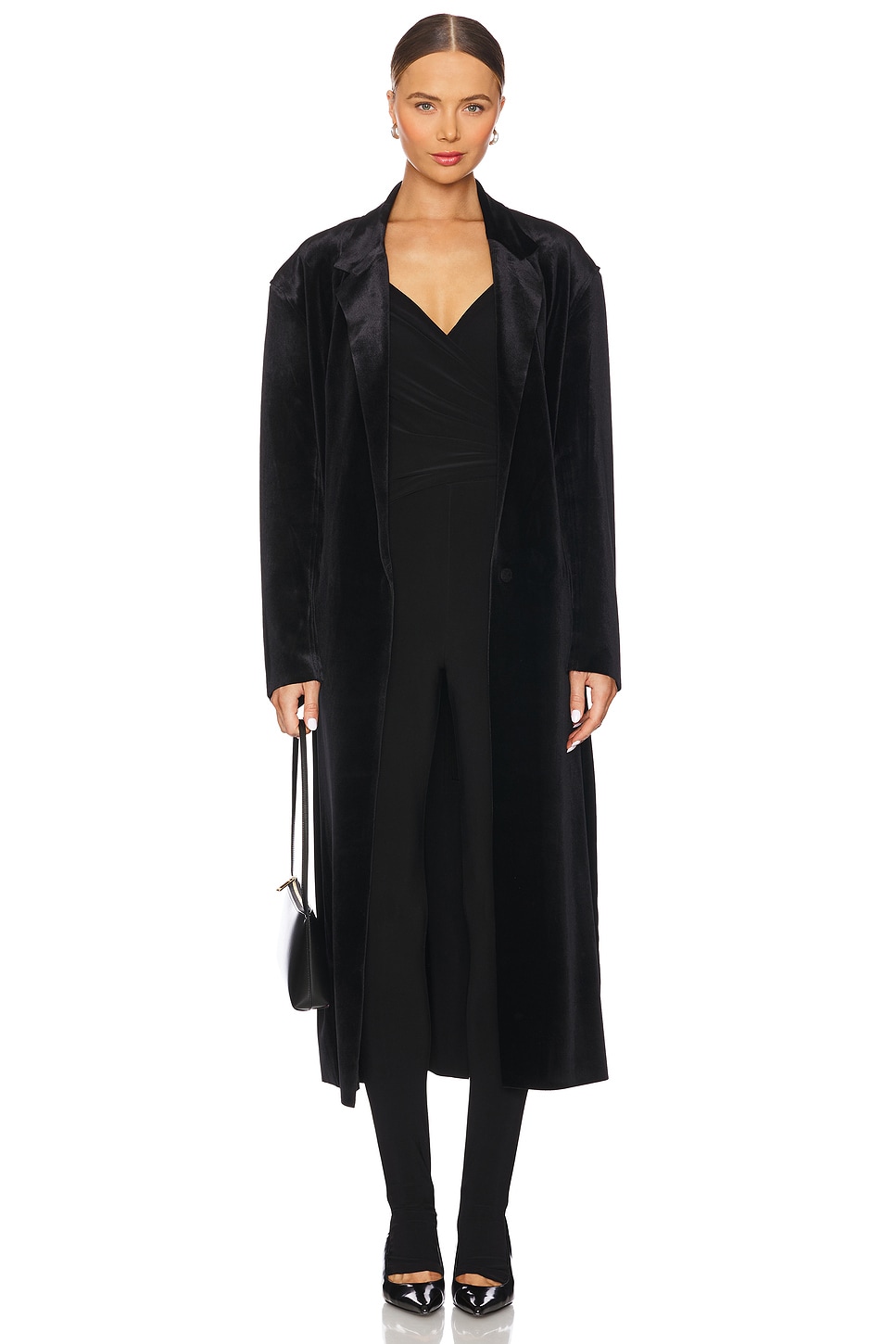 Norma Kamali Oversized Double Breasted Coat